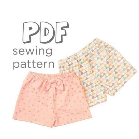 shorts sewing pattern   toddler shorts baby clothes