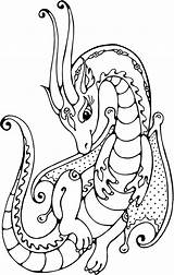 Dragon Coloring Pages Baby Print Boys sketch template