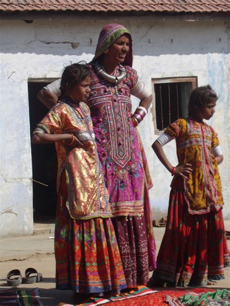 village woman  gujarat india fashion traditional dresses women