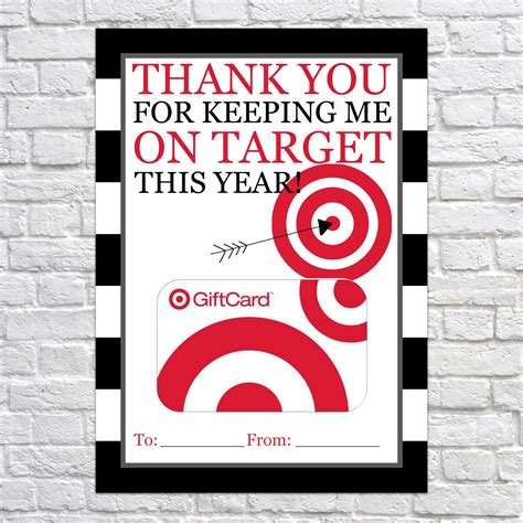 printable    keeping   target  year gift card holde