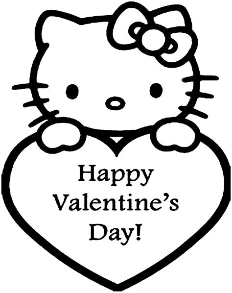 kitty  kitty colouring pages valentine coloring pages