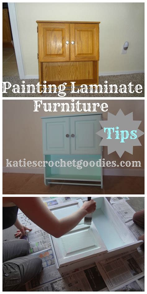 painting laminate furniture diy katies crochet goodies