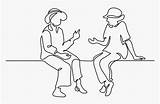 Seated Kindpng sketch template