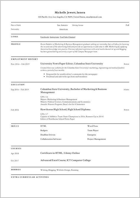 political science graduate resume sample resume  gallery