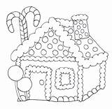 Coloring House Christmas Pages Sheets Printable Houses Kids Book Cute Gingerbread Candy 2010 Man Patterns Sheet Homes Pencils11 sketch template