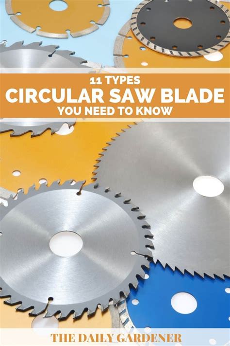 11 Circular Saw Blade Types You Need To Know