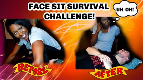 extreme face sit survival challenge interracial couple youtube