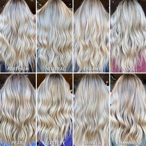 the best hair color chart with all shades of blonde brown red black