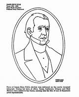 Polk James Coloring Printables Presidents Usa Go President Pages Print Next Back sketch template