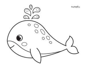 whale coloring pages  printable sheets easy peasy  fun