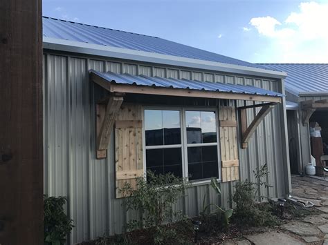 metal awning  cedar shutters house awnings home exterior makeover shutters exterior