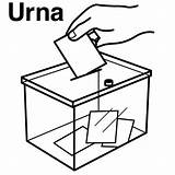 Votar Urnas Urna Elecciones Pittogrammi Voto Votare Pri Politicos Cae Crece Morena Colora sketch template