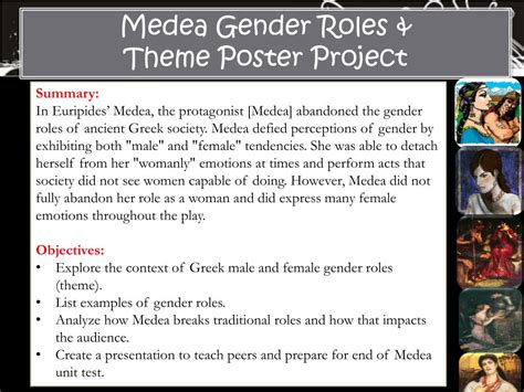 ppt medea gender roles and theme poster project powerpoint presentation id 2447986