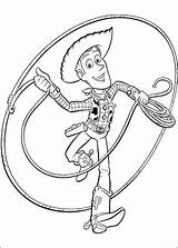Woody Sheriff Coloring Pages Lasso Toy Story Printable Categories Plays sketch template