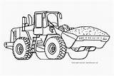 Coloriage Tracteur Coloring Tractopelle Equipment Dessin Colorier Avec Bulldozer Loader Pages Onlycoloringpages Du Heavy sketch template