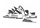 Sydney Coloring Opera House sketch template