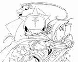 Coloring Fullmetal Dark Deviantart Alchemist Crossing Metal Anime Brotherhood Nerd sketch template