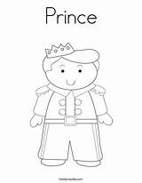 Coloring Prince Pages Princess Print Kids Little Disney Ll Cursive Twistynoodle Outline Noodle Favorites Login Add sketch template