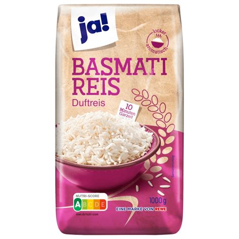 ja basmati reis kg bei rewe  bestellen rewede