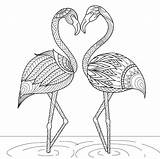 Uccellini Innamorati Valentino sketch template