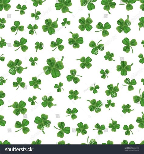 seamless clover pattern ad seamlesscloverpattern doodle background