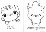 Coloring Poo Book Behance Stinky sketch template