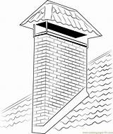 Chimney Chimenea Milwaukee Coloringpages101 Tiled sketch template