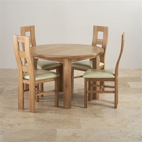 knightsbridge natural solid oak dining set ft  extending table
