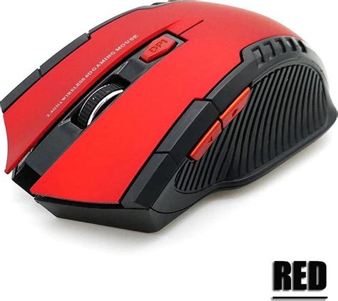 creartix draadloze gaming muis  ghz dpi game muis  knoppen red bolcom