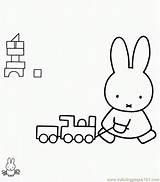 Miffy Coloring Pages Kids Color Cartoon Printable Pull Car ミッフィー イラスト Character Toy Drawing Sheets 壁紙 Cars Characters かわいい Popular sketch template