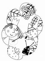 Holly Ben Coloring Pages Kingdom Little Printable Drawing Colouring Kids Color Princess Print Creative Getcolorings Paintingvalley Hollys Popular Forkids sketch template