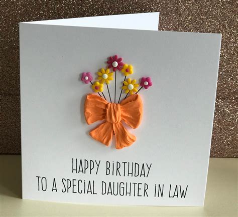 happy birthday daughter  law birthday card  daughter  etsy