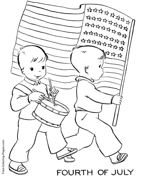 july  coloring pages