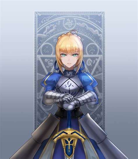 artstation fate grand order saber fan art