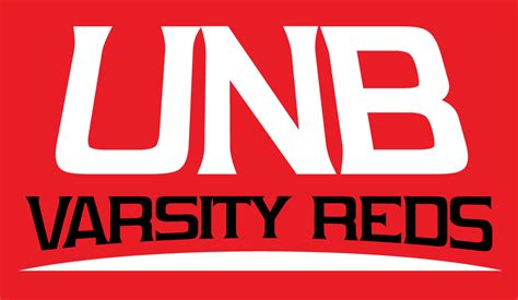 unb varsity reds logo alternate logo atlantic university sport aus