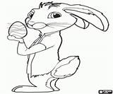 Hop Coloring Bunny Easter Pages Egg Carlos Printable Gif sketch template