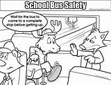 Bus Coloring Safety School Pages Rules Printable Colouring Color Resolution Getcolorings Template Medium sketch template
