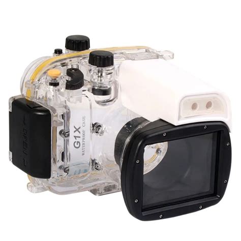mcoplus  ft diving camera underwater waterproof housing case  canon powershot   gx