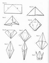 Crane Origami Drawing Make Easy Getdrawings sketch template