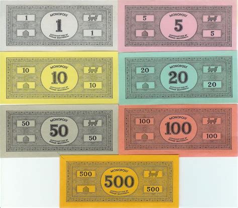 printable money template money template board game themes nerd crafts