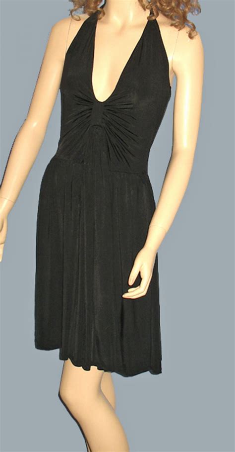 Victoria S Secret Black Halter Cocktail Party Dress Xs 192421