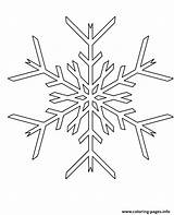 Snowflake Coloring Pattern Christmas Pages Printable Info sketch template