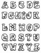 Alphabet Coloring Pages Part Letters Christmas sketch template