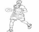 Coloriage Coloring Pages George Paul Nba Imprimer Dessin Info Basketball Printable sketch template