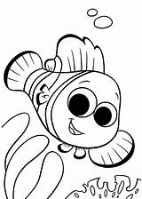 Nemo Coloring Pages Finding Printable Kids Fish Visit sketch template