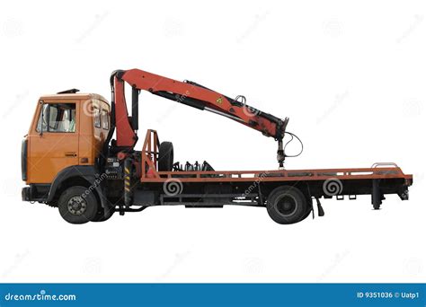 tow car stock photo image  truck yellow services