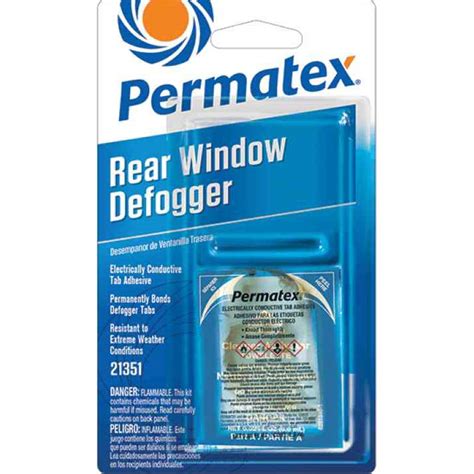 permatex rear window defogger electrical conductive tab adhesive permatex