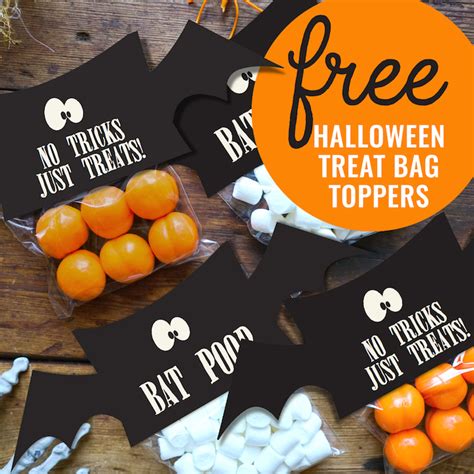 karas party ideas  halloween treat bag topper printable karas