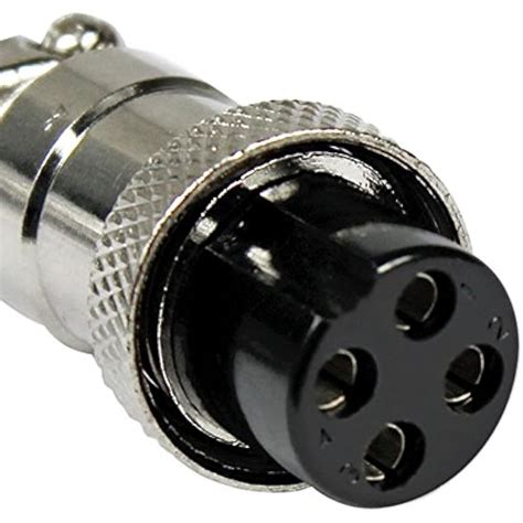 pcs  mm  pin female aviation connector socket plug male home audio ebay
