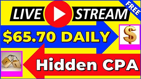 hidden cpa marketing method   stream  easy  apply youtube